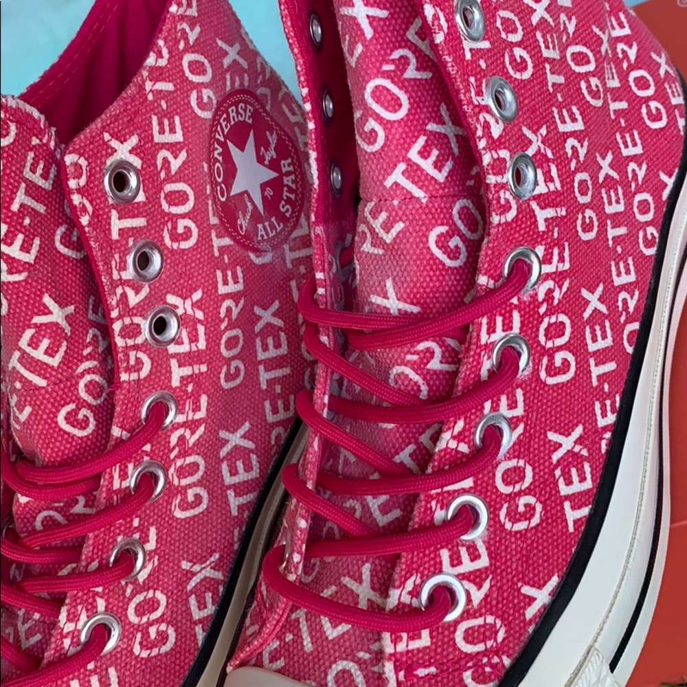 CONVERSE CHUCK 70 HI PINK POP/EGRET/BROWN Men’s - Picture 9 of 16